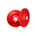 Picture of 2012 acura mdx chromebrakes slotted red rear rotor