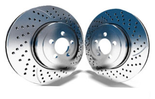 Picture of 2020 ram 1500 disc italia drilled and slotted front rotor