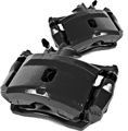 Picture of 1995 acura integra brakeworld powder coated replacement calipers black front left