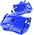 Picture of 2014 acura ilx brakeworld powder coated replacement calipers blue rear left