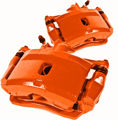 Picture of 1995 acura integra brakeworld powder coated replacement calipers orange rear left