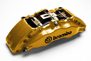 Picture of 2019 acura nsx brembo performance brake calipers gold front right