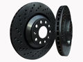 Picture of 1973 buick apollo chromebrakes drilled and slotted black front rotor