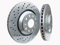Picture of 1967 buick skylark chromebrakes drilled and slotted silver front rotor