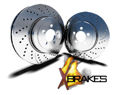 Picture of 1987 hyundai excel xbrakes performance drilled and slotted brake kit front